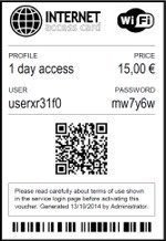 Sample readyVoucher voucher design: Generic voucher for 80mm POS printers (1)